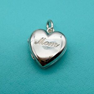 Tiffany & Co. Euc small mom locket pendant charm sterling silver